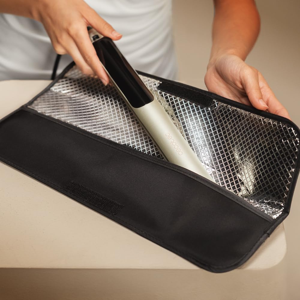 Plancha de Pelo Profesional con Keratina y Aceite de Argán – Temperatura Ajustable 130-230 ºC con Revestimiento Cerámico